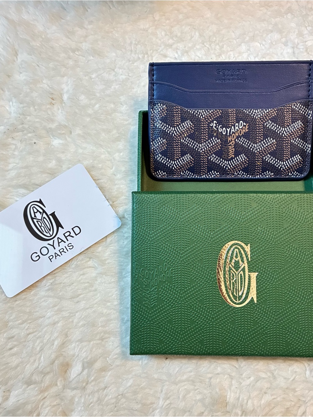 Goyard Card Holder Goyardine Canvas